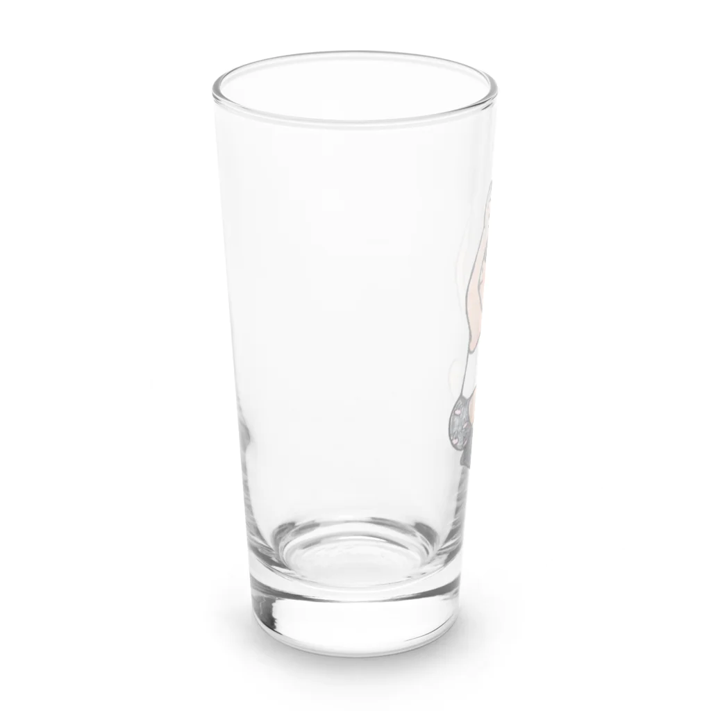 かまだ まゆめのうさぎ跳び Long Sized Water Glass :left