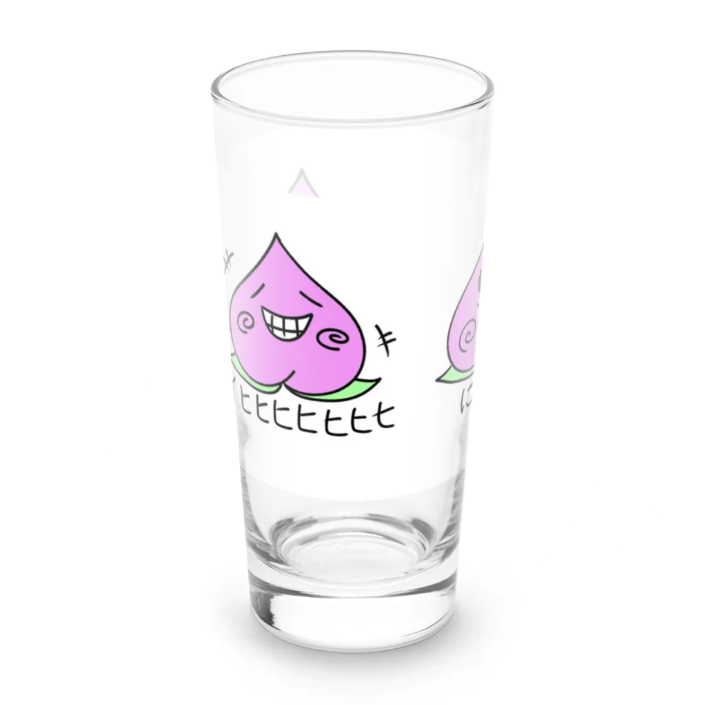 ももちゃ.*･ﾟのイヒモ、ニコモ、ピエモ Long Sized Water Glass :left