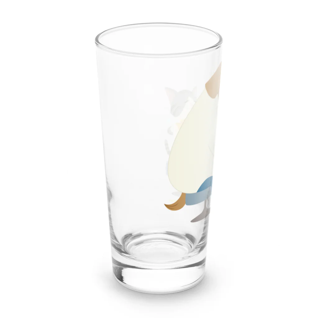 Quatre Illustrationの犬のお医者さん Long Sized Water Glass :left