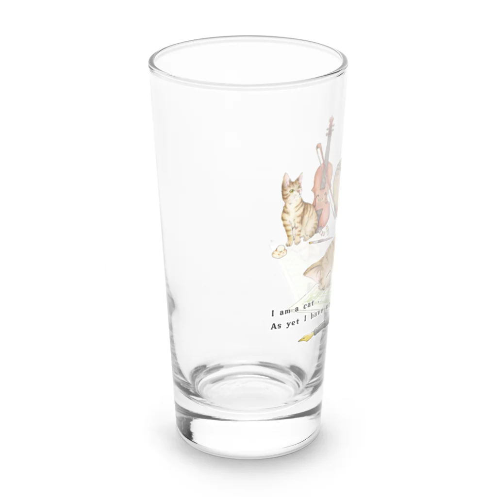 しの.＠流浪創具師EMANONの吾輩は猫である Long Sized Water Glass :left