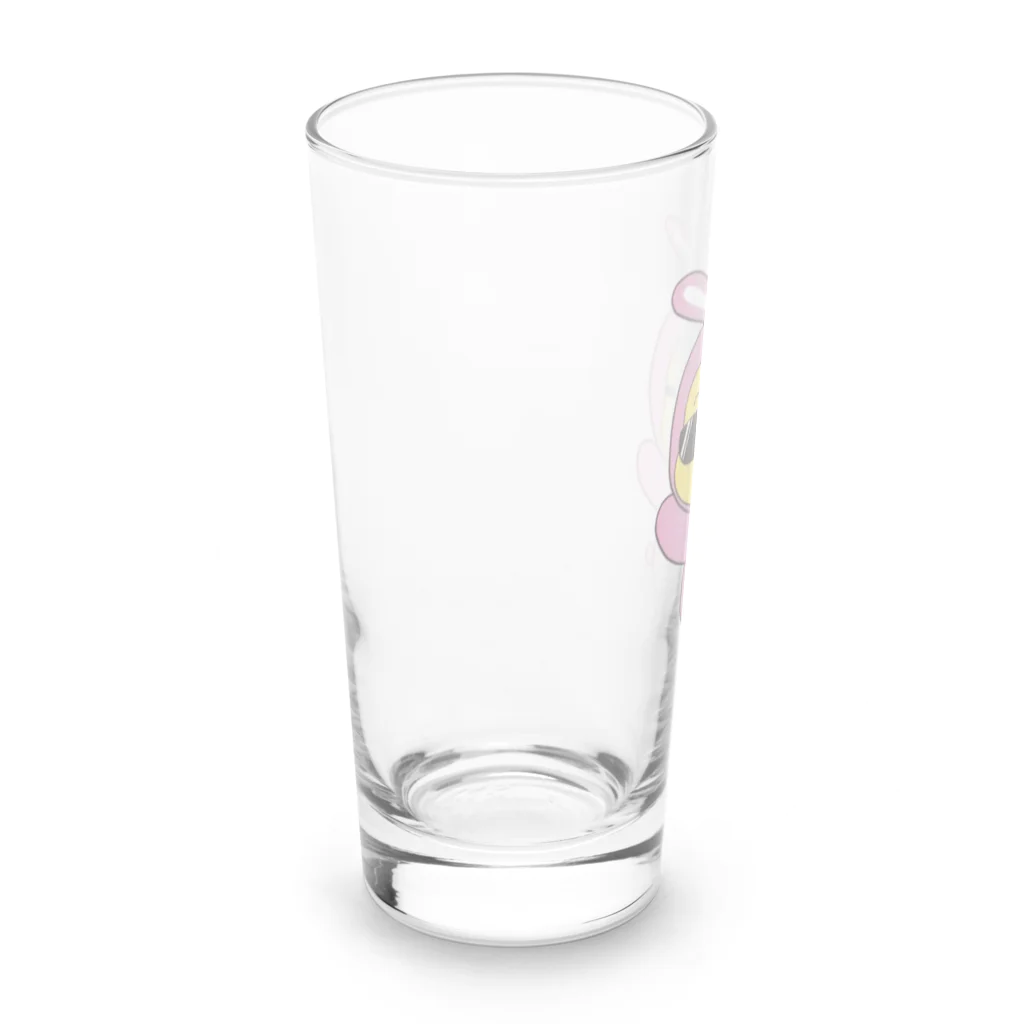 ぴよぴよのお店のブラックビヨビヨうさぎちゃん Long Sized Water Glass :left