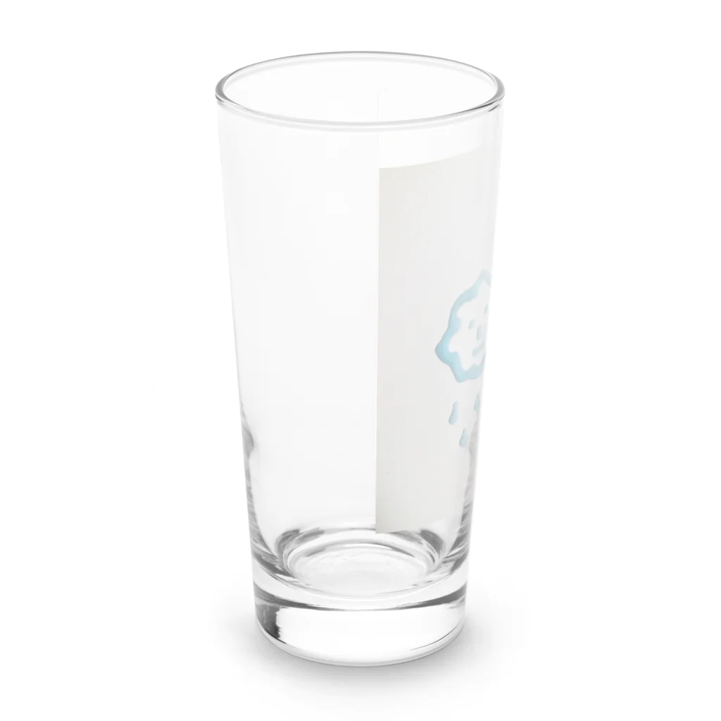 アダムとイブのりんごのFluffy Cloudy Long Sized Water Glass :left