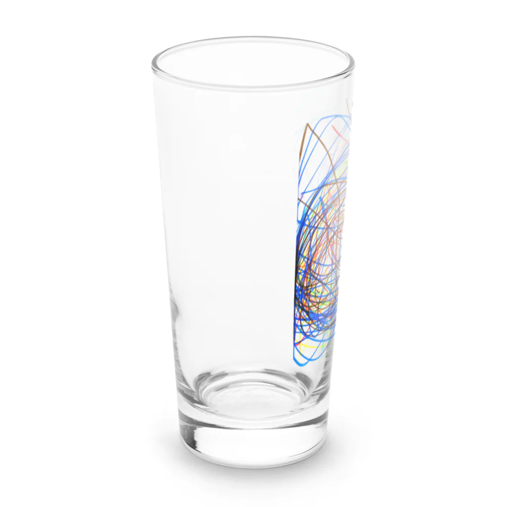 runの息子の絵 Long Sized Water Glass :left