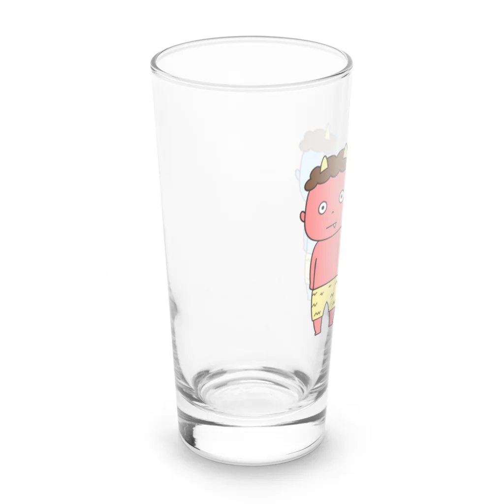 イラストレーター | 島田あやの赤鬼くんと青鬼くん Long Sized Water Glass :left