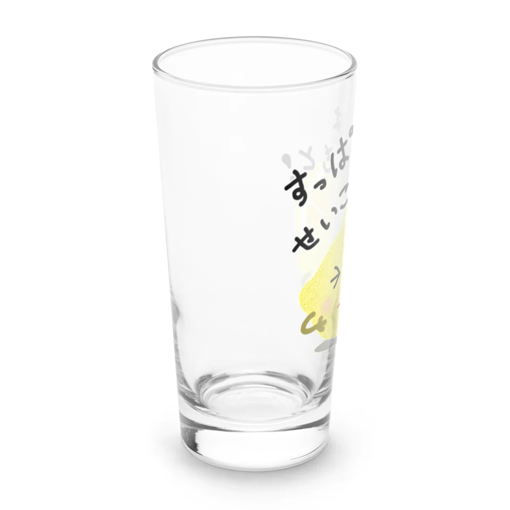 MZグラフィックスのレモン　すっぱいはせいこうのもと　ロゴTシャツ Long Sized Water Glass :left