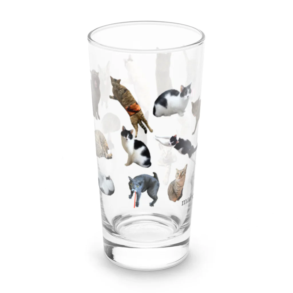 愛猫家のマロリコデルフィーノ Long Sized Water Glass :left