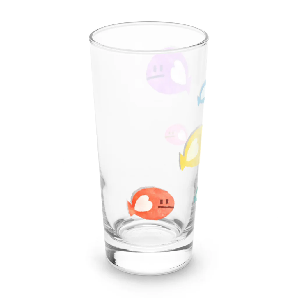 @taku coconeの@takuのイラストシリーズ　さかな達 Long Sized Water Glass :left