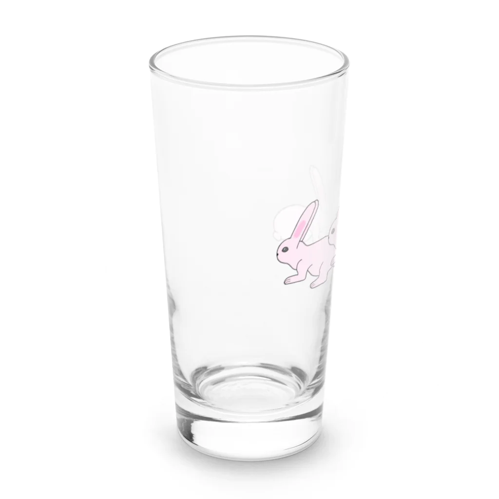 ItoPic-SHOPのとりぷるうさぎ。 Long Sized Water Glass :left