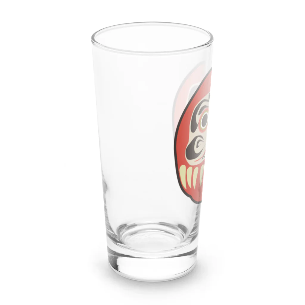 funny-boneの［赤］だるま 開運吉祥 達磨 Long Sized Water Glass :left