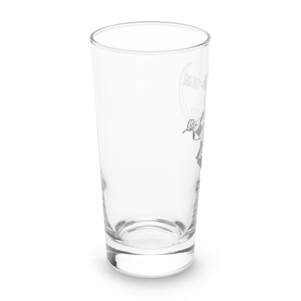 半紙半生のデイノニクス瓦版売り Long Sized Water Glass :left