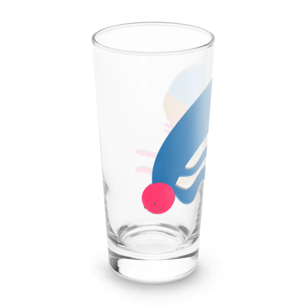 イエネコのひきずるタイプ Long Sized Water Glass :left