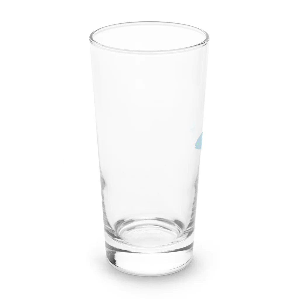 Omeletty’sのシーラカンス（ブルー） Long Sized Water Glass :left