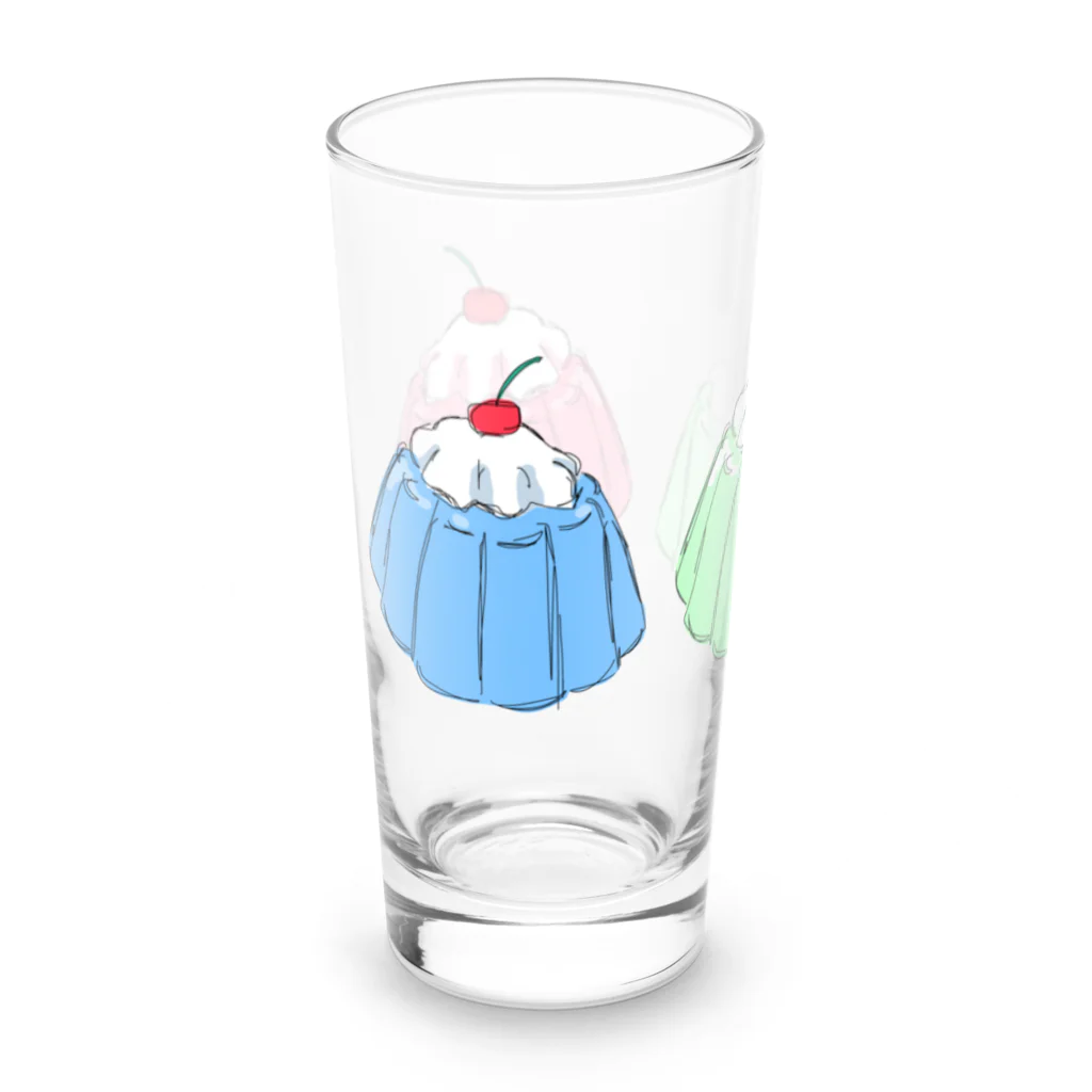 ennui104（アンニュイテンシ）の3色ゼリー Long Sized Water Glass :left