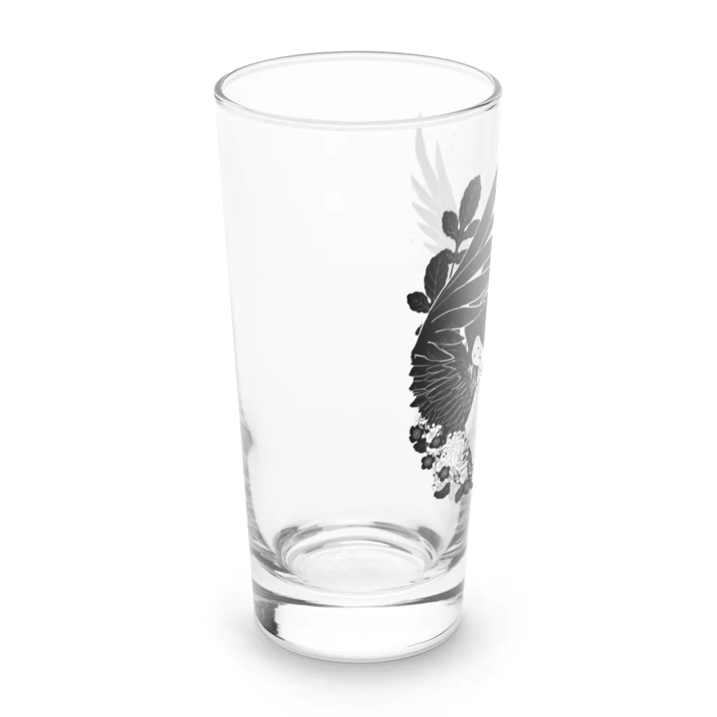 創作男子・稲冨の鴉 Long Sized Water Glass :left