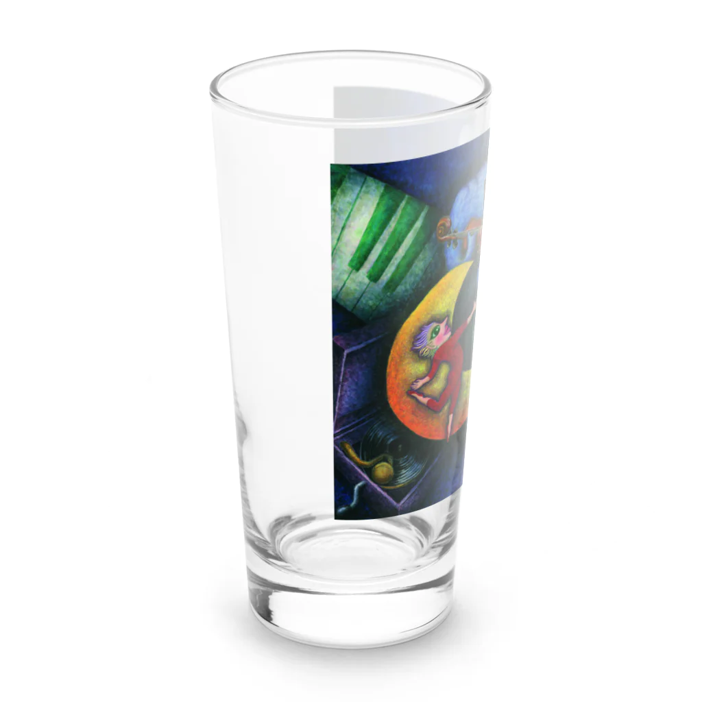 purubinの踊る小人 Long Sized Water Glass :left