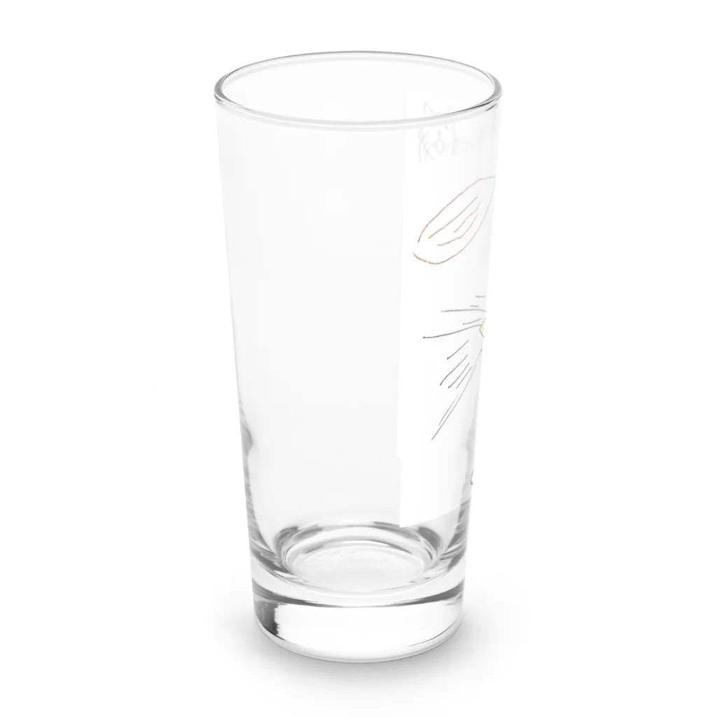 ハナノネッコ のカカオネコ Long Sized Water Glass :left