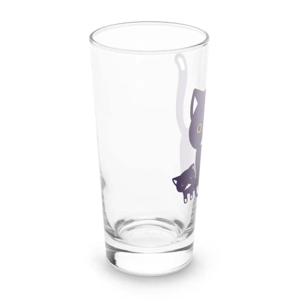 のほほん屋のねこのおやこ Long Sized Water Glass :left