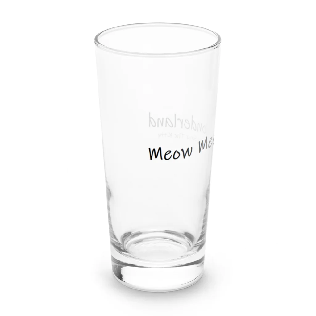 mixethnicjamamaneseのmixethnicjamanese 【Save The Cat Save The Kitty】のMeow Meow Wondeland Long Sized Water Glass :left