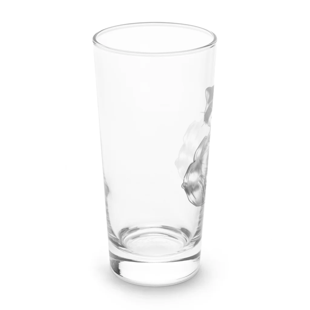 ちーとん。のアライグマニキ Long Sized Water Glass :left