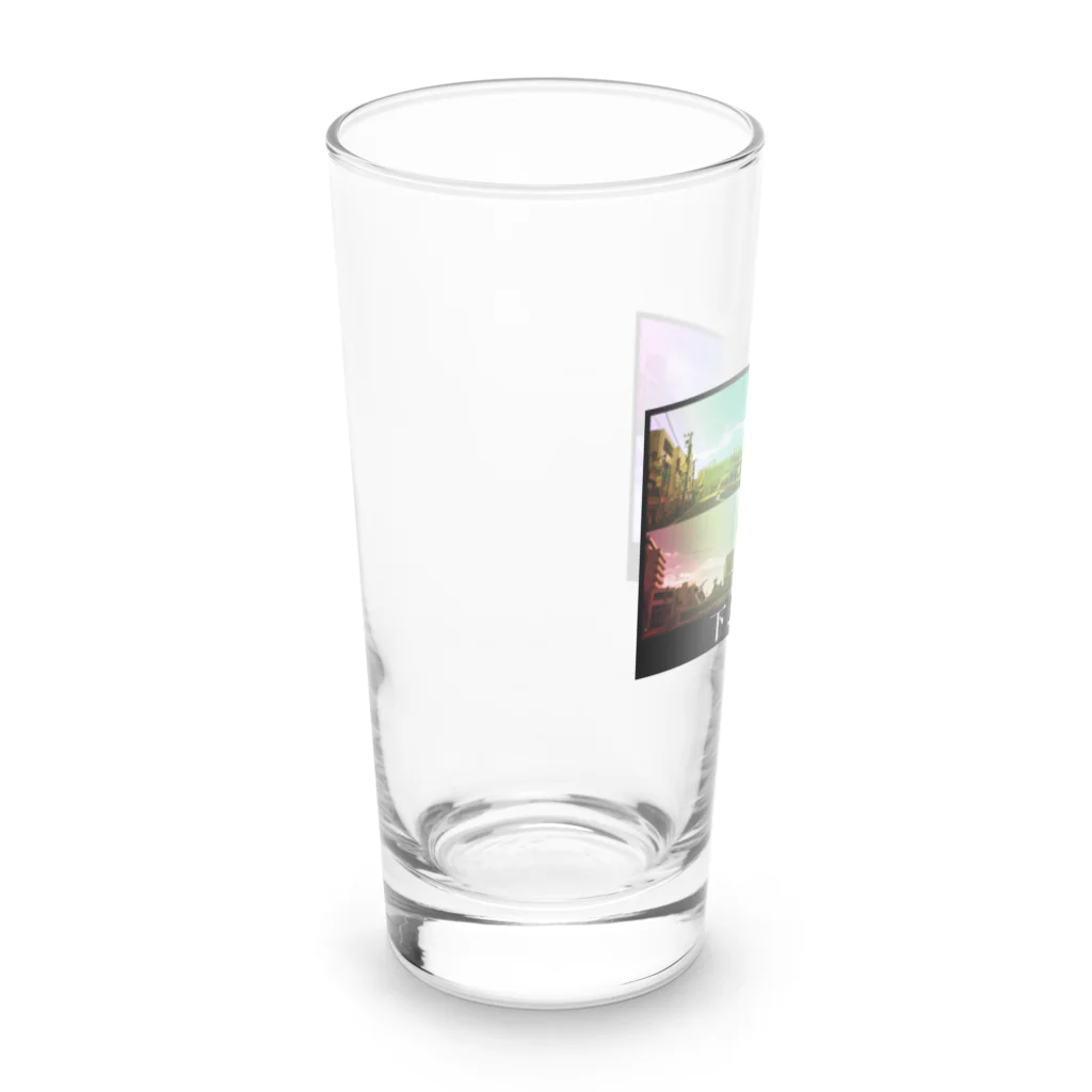 下北龍雲堂の【🐉開運🐉】下北五大龍雲グッズ（レインボーカラー） Long Sized Water Glass :left