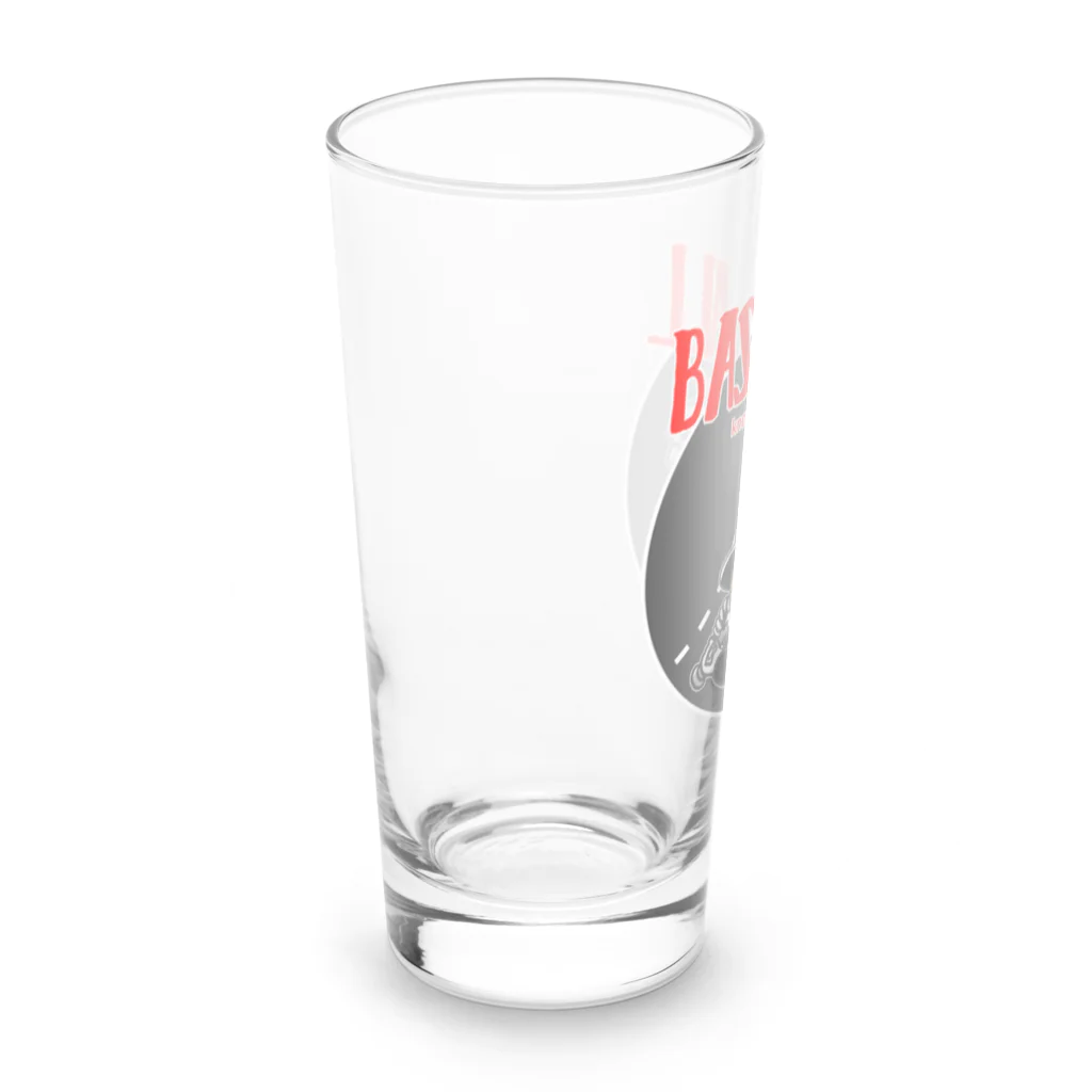 ari designの野球Bear2(凶悪顔クマシリーズ) Long Sized Water Glass :left