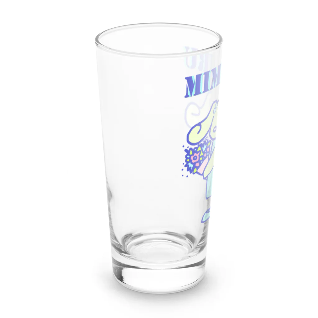  #satisfyingのMIMIQURU　ミミキュル　花束💐 Long Sized Water Glass :left