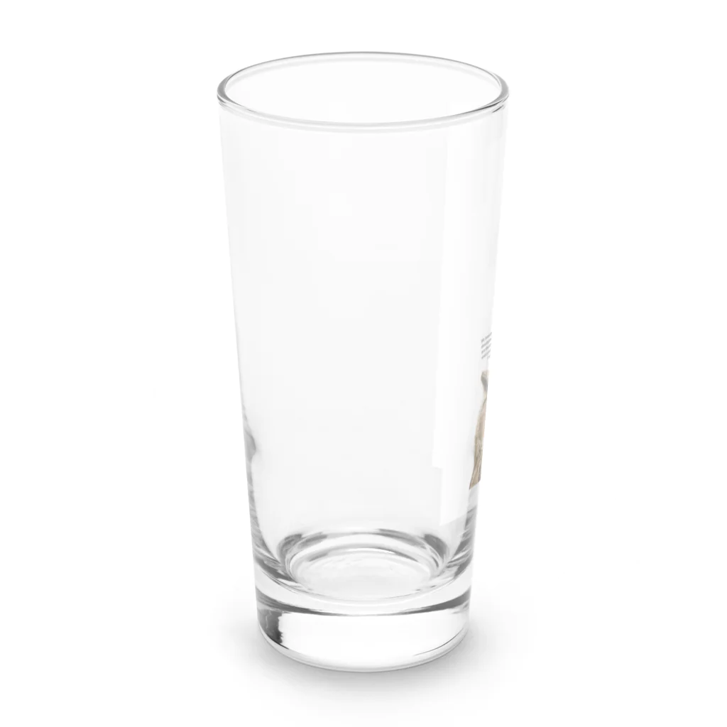 有限会社サイエンスファクトリーのベンガルワシミミズクのウルリック【縦/white】 Long Sized Water Glass :left