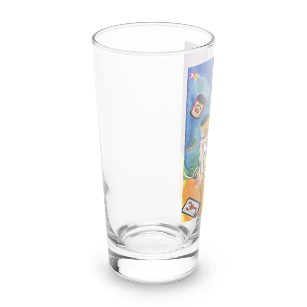 虎目石の｢廃棄物｣ Long Sized Water Glass :left