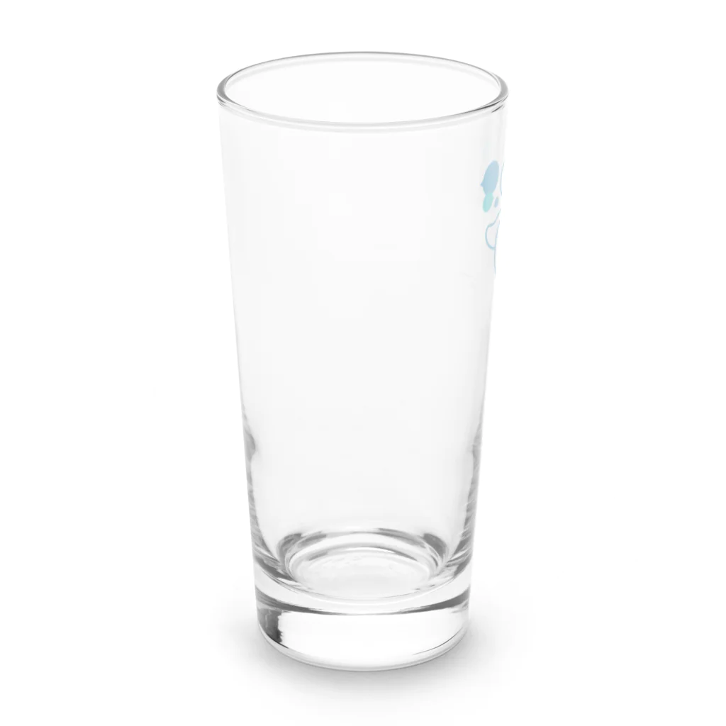 かず乃子のかず乃子オリジナルロゴ（白） Long Sized Water Glass :left