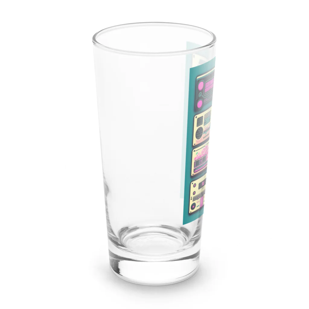 マッケンデジタルワールドの女子の為のエモくてレトロな仮想オーディオ機器【lofiアート】 Long Sized Water Glass :left