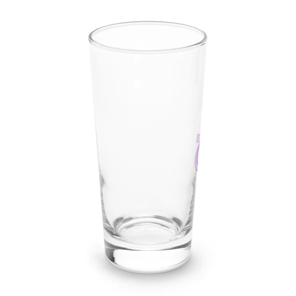 Nadeshiko888の茅の輪　紫 Long Sized Water Glass :left