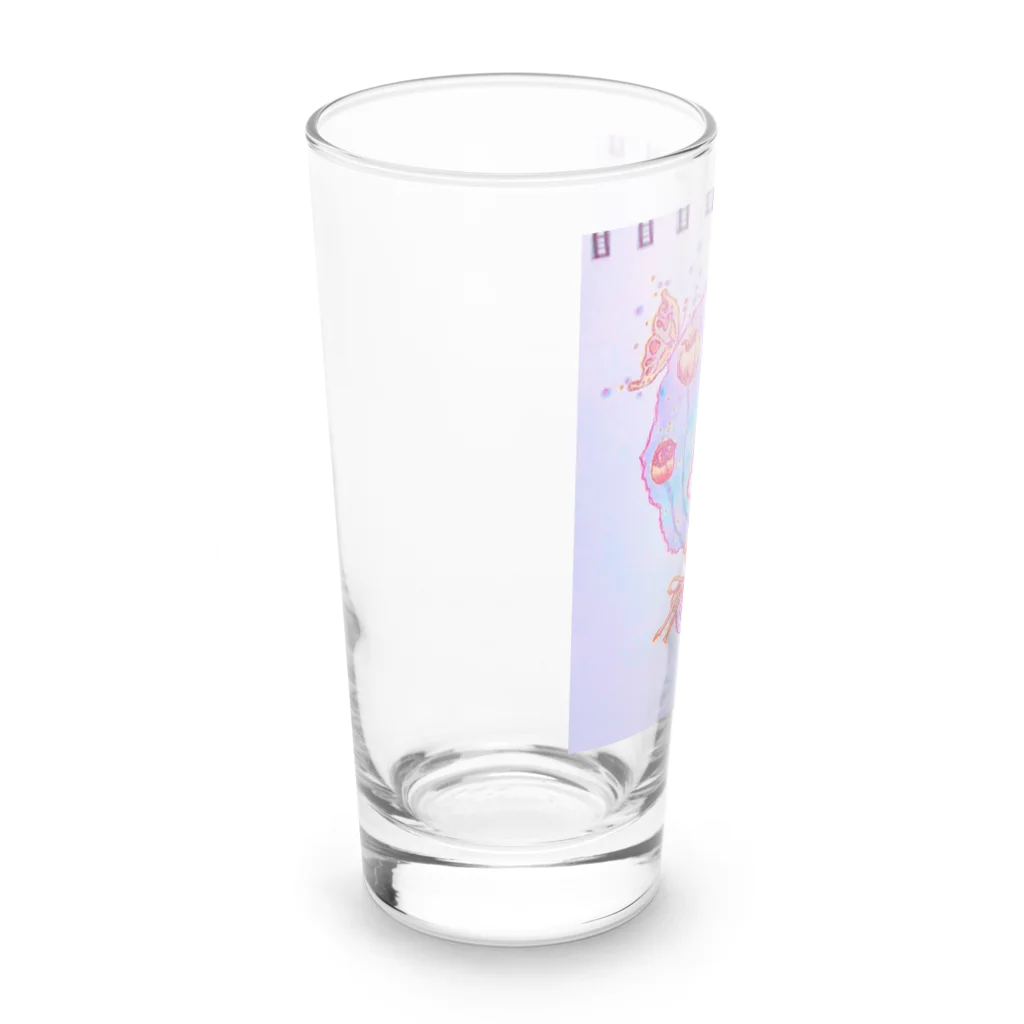 塩バターの春だね Long Sized Water Glass :left