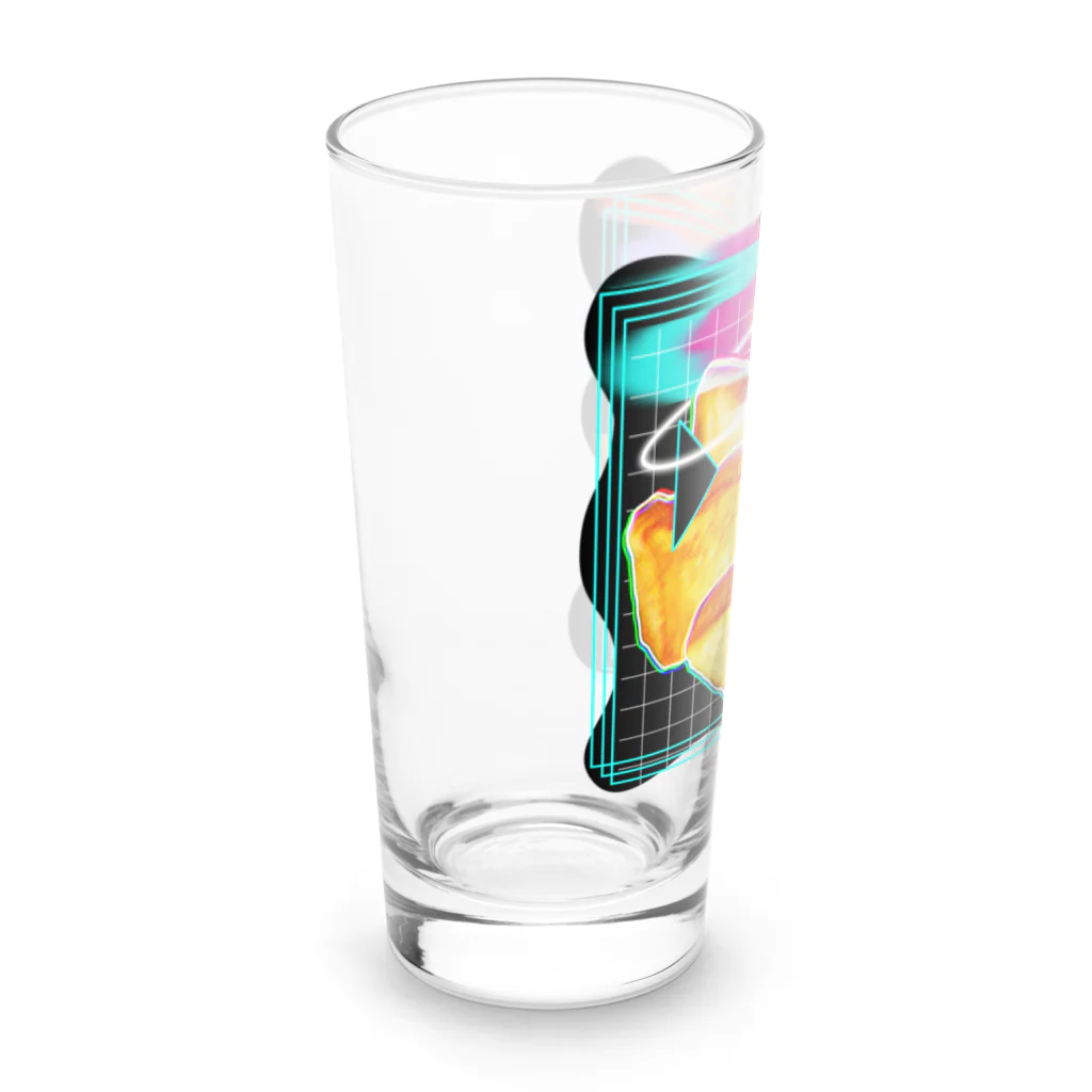 オカユのサイバーフレンチトースト Long Sized Water Glass :left