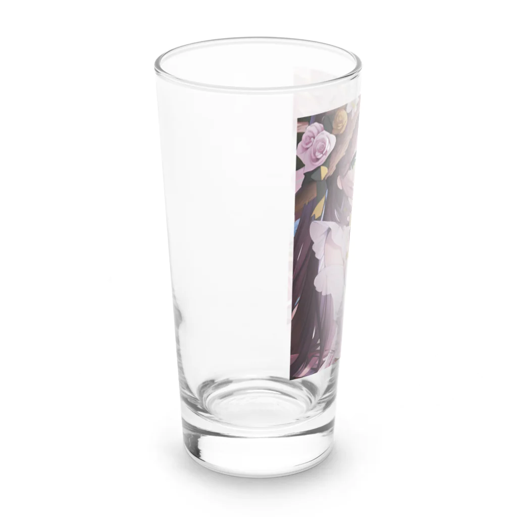 あゆはの華の妖精のかわいい女の子 Long Sized Water Glass :left