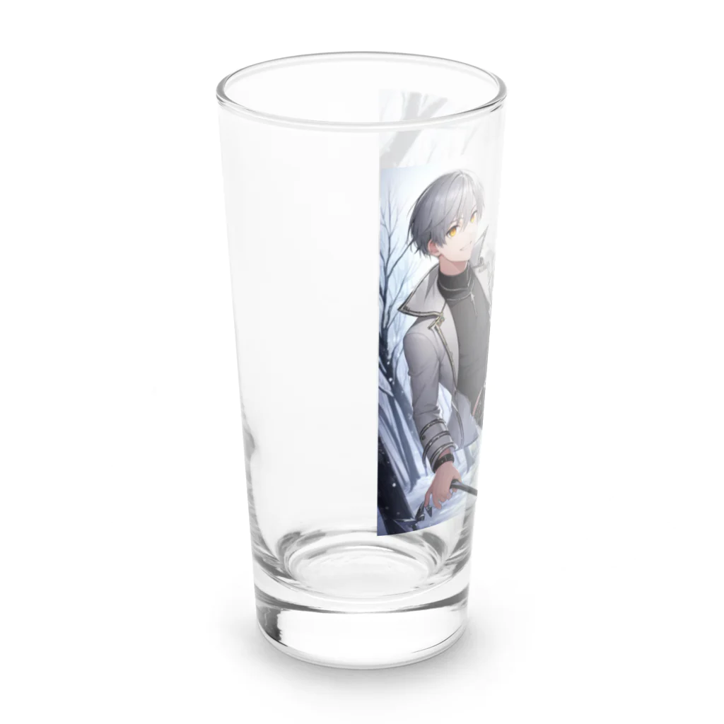 未来アニメスタジオのAIキャラクター4 Long Sized Water Glass :left
