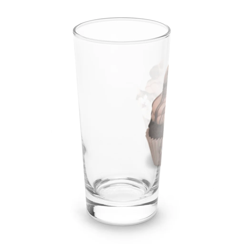 𝙈𝙊𝙈𝙊'𝙨 𝙎𝙝𝙤𝙥のMOMO's カップケーキ Long Sized Water Glass :left