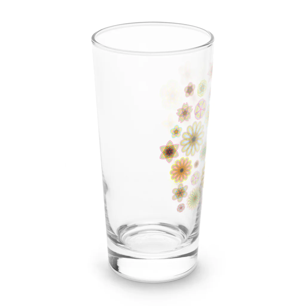 kimchinのやさしい色合いの花柄 Long Sized Water Glass :left