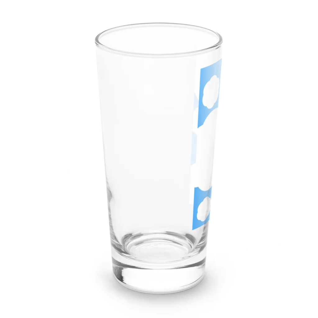 Nemunemのもくもく青空 Long Sized Water Glass :left