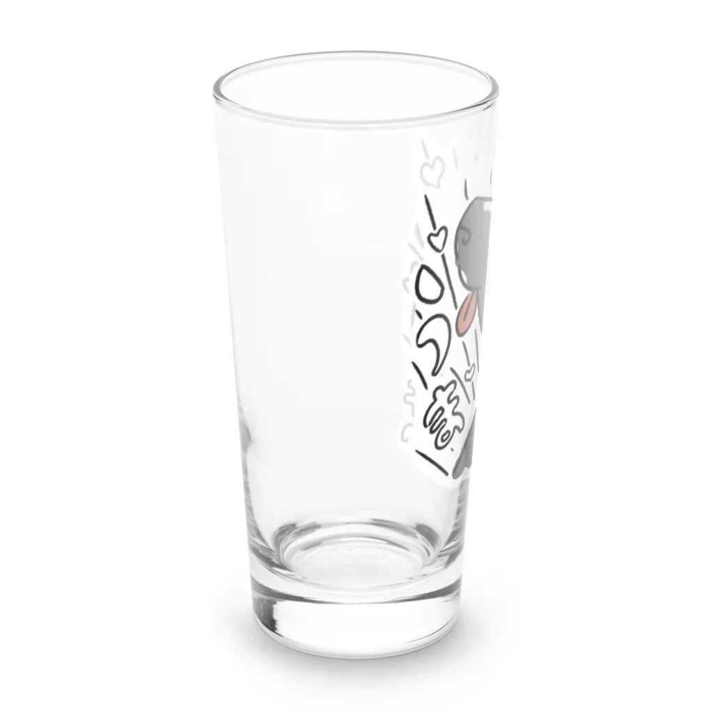 Pa-LessのUmasuki-青鹿毛ちゃん Long Sized Water Glass :left