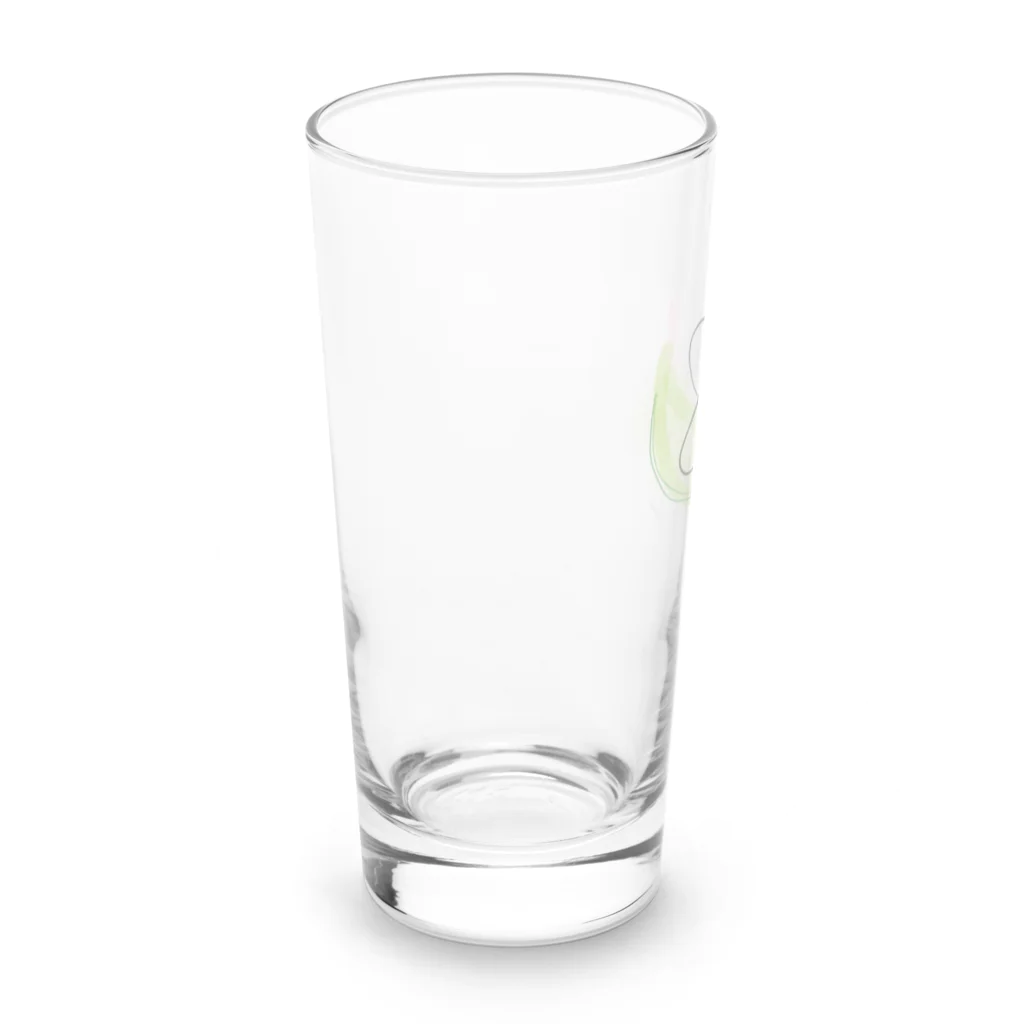 yuri🦋fluteの花 Long Sized Water Glass :left
