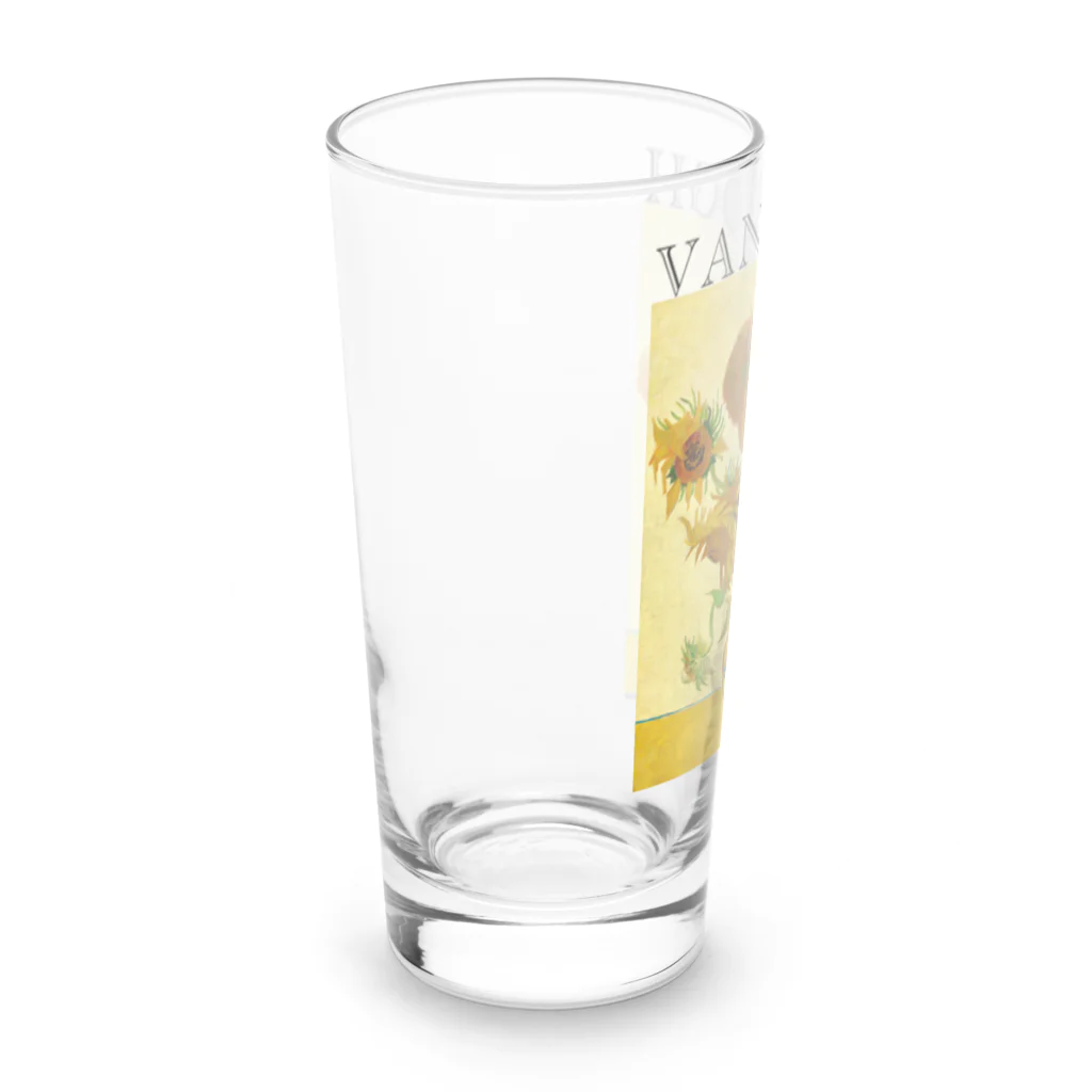 MUGEN ARTのゴッホのひまわり　Vincent Van Gogh / Sunflowers Long Sized Water Glass :left