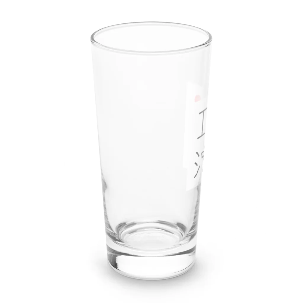 Tomitaya|琵琶湖沖島冨田屋のアイラブ沖島(I love Okishima) Long Sized Water Glass :left