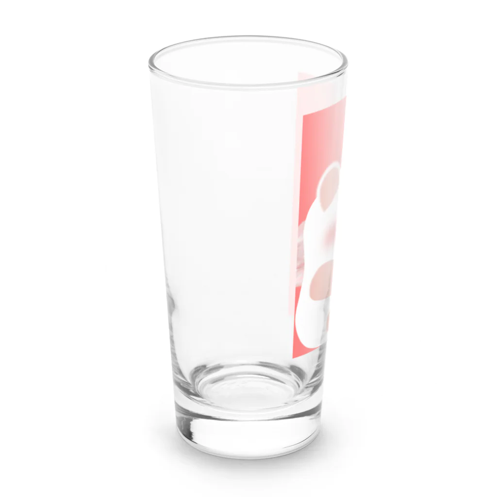 little_cloverのパンダと女子 Long Sized Water Glass :left