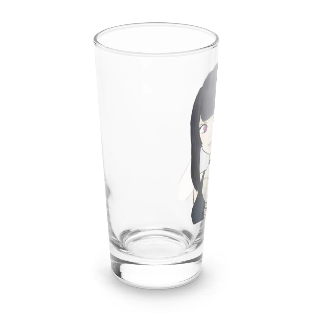 りりのお絵描き屋さんのサキュバスちゃん Long Sized Water Glass :left