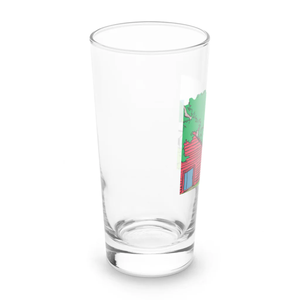 おにゃのこのカートゥーン田園のひそかな魅力 Long Sized Water Glass :left