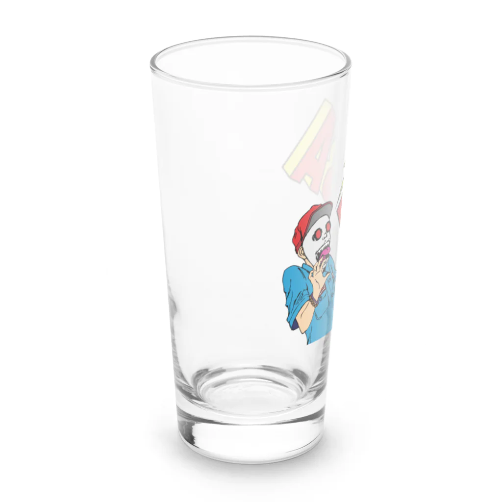 仔犬神すけきよ＠犬神太郎の狸の穴蔵　公式　すけきよ01 Long Sized Water Glass :left