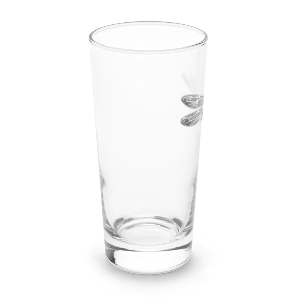キッチンファラオのトンボ　デザイン Long Sized Water Glass :left