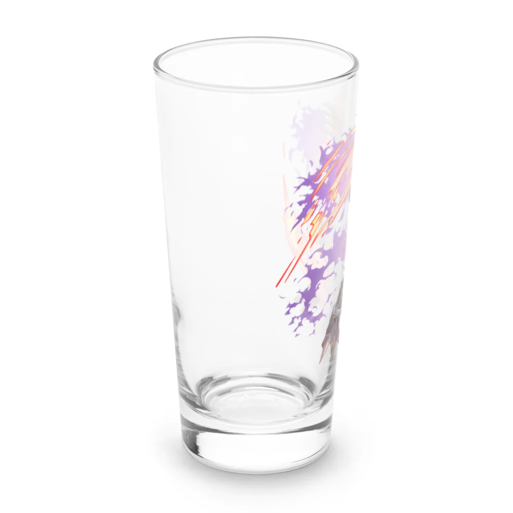 科戸夏風📞💻@バトルオペレーターＶのリベリオンハンター　サベージ・メテオ Long Sized Water Glass :left