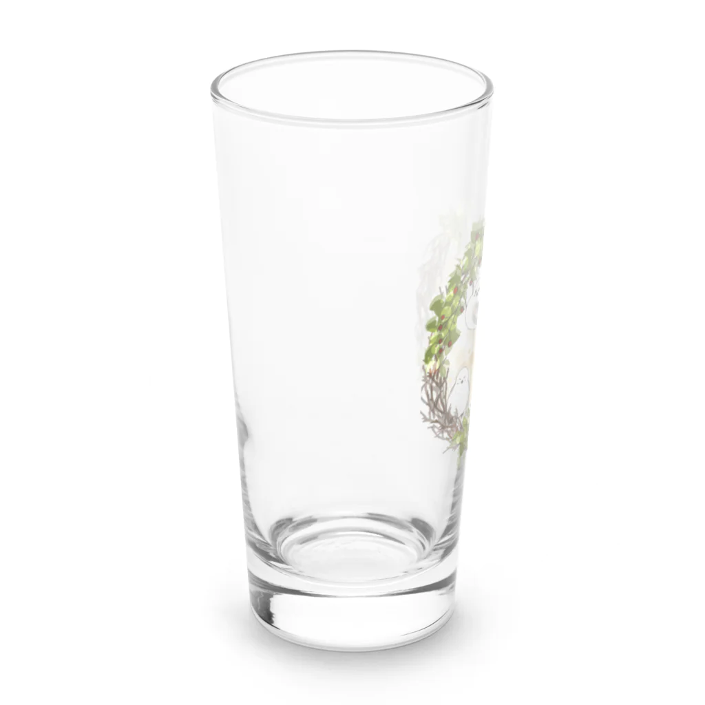 甘栗堂のエナガさん　グラス Long Sized Water Glass :left