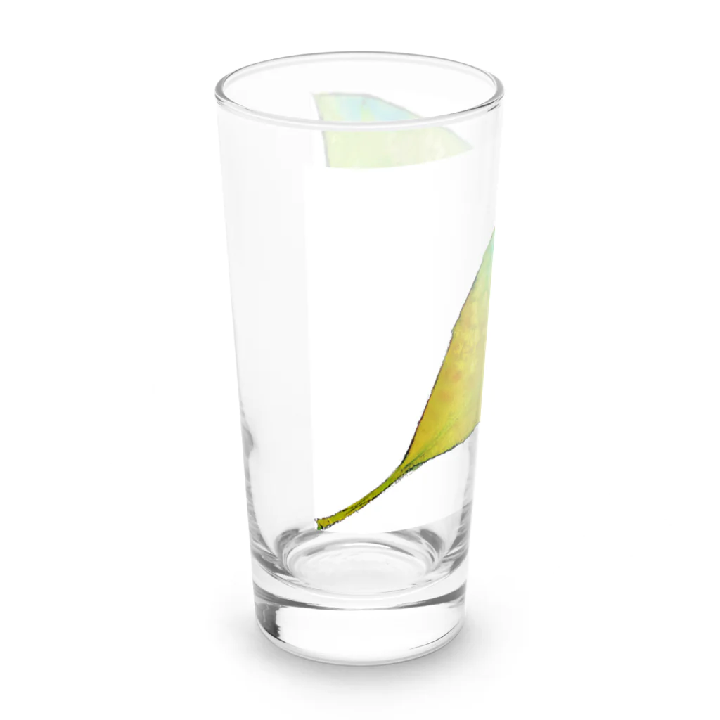 暖暖あたたかの葉っぱ Long Sized Water Glass :left